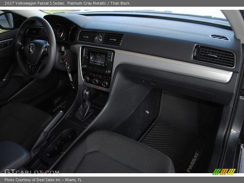 Platinum Gray Metallic / Titan Black 2017 Volkswagen Passat S Sedan