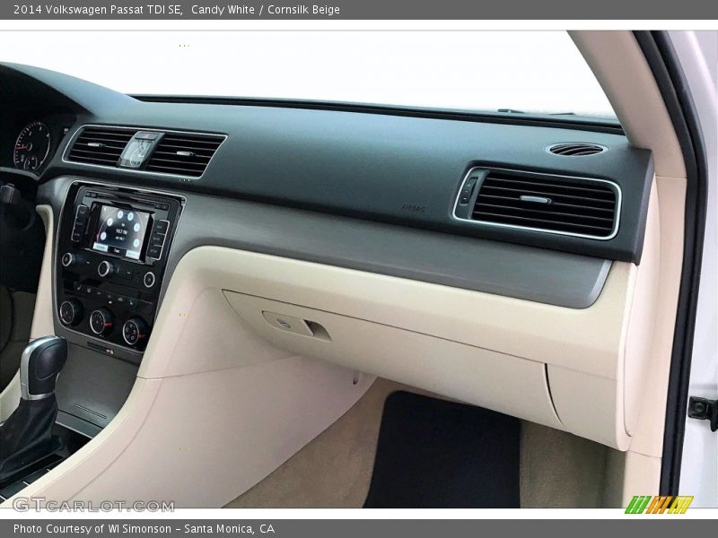 Candy White / Cornsilk Beige 2014 Volkswagen Passat TDI SE