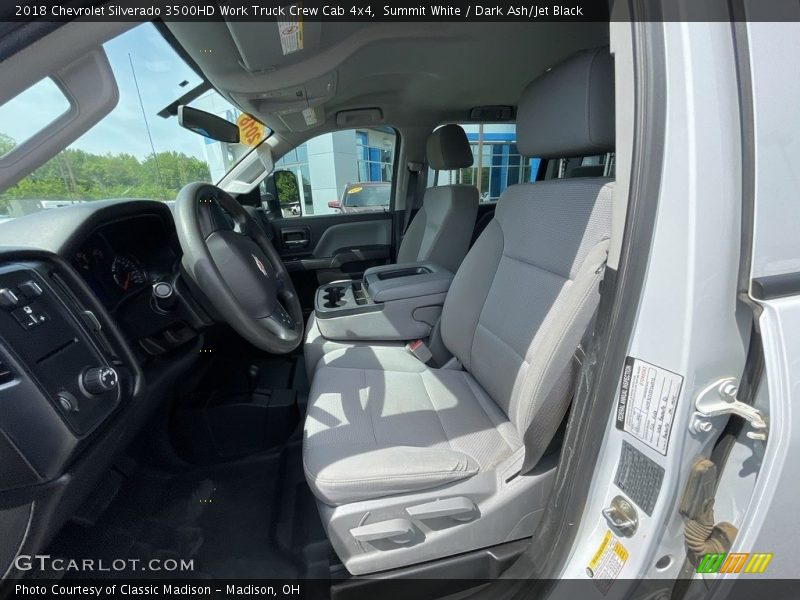 Front Seat of 2018 Silverado 3500HD Work Truck Crew Cab 4x4