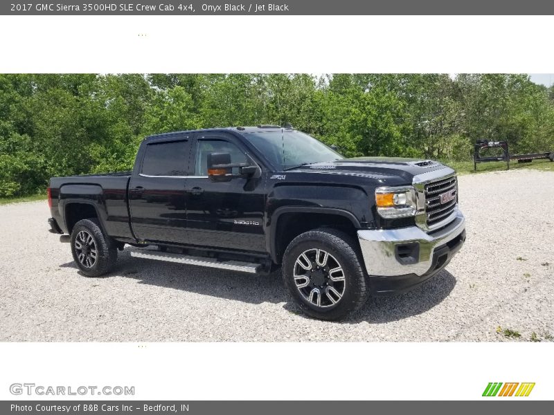 Onyx Black / Jet Black 2017 GMC Sierra 3500HD SLE Crew Cab 4x4