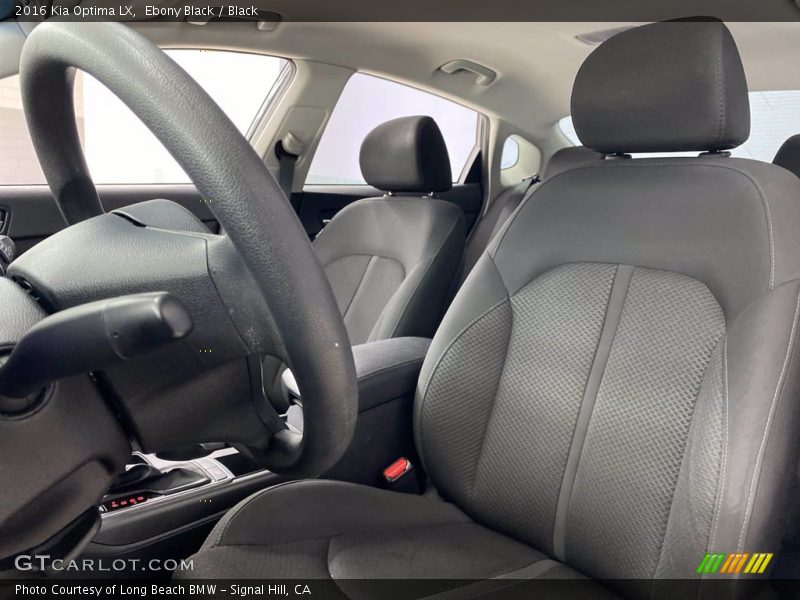 Front Seat of 2016 Optima LX