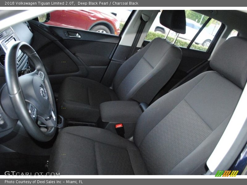 Deep Black Pearl / Charcoal Black 2018 Volkswagen Tiguan Limited 2.0T