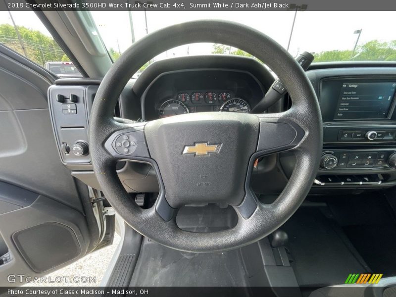  2018 Silverado 3500HD Work Truck Crew Cab 4x4 Steering Wheel