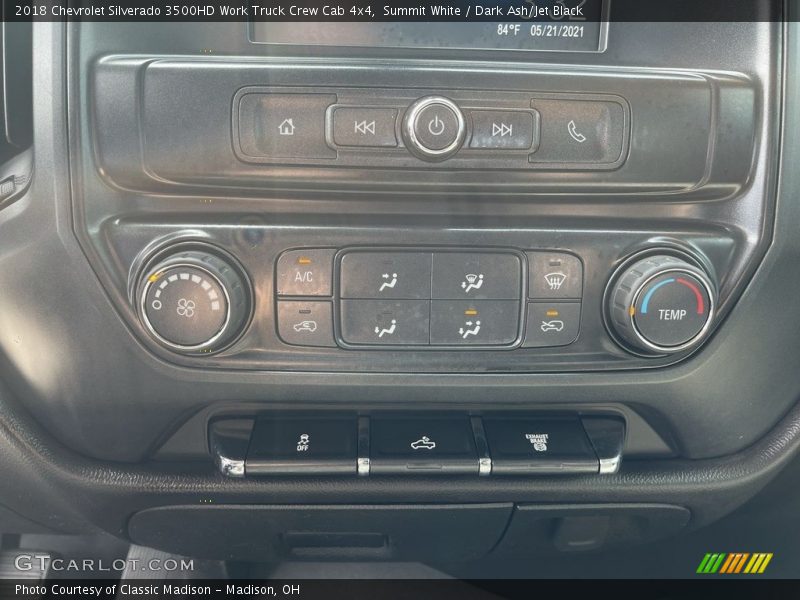 Summit White / Dark Ash/Jet Black 2018 Chevrolet Silverado 3500HD Work Truck Crew Cab 4x4