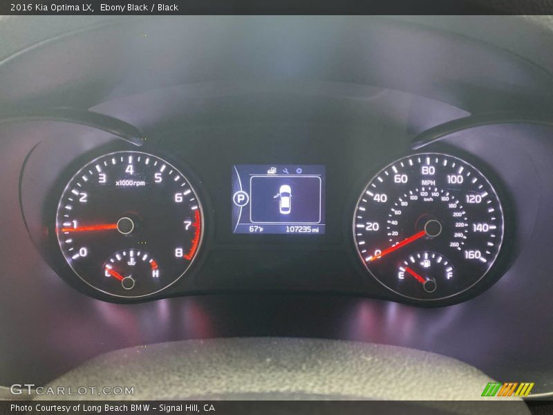  2016 Optima LX LX Gauges