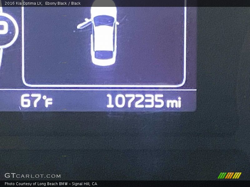 Ebony Black / Black 2016 Kia Optima LX