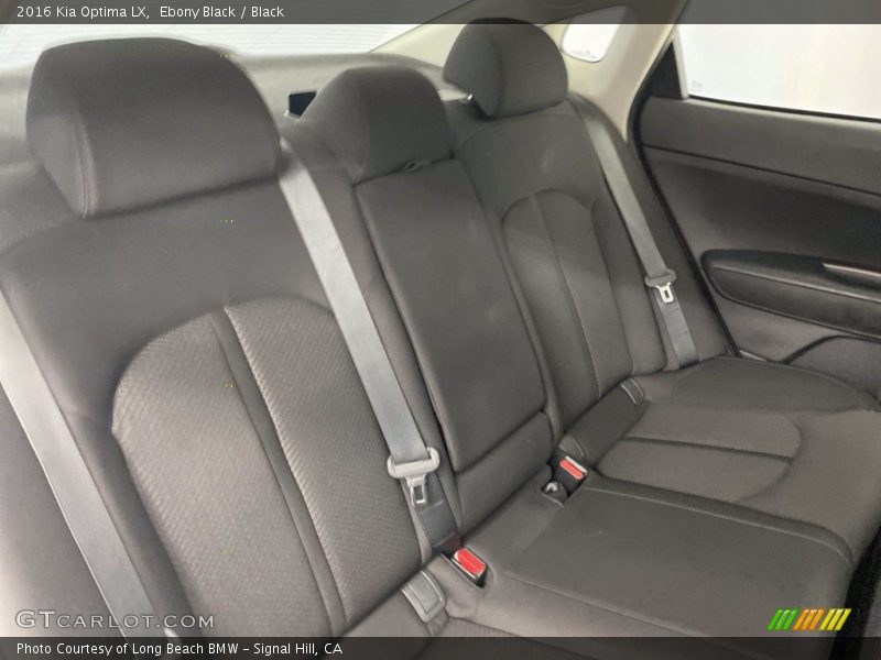 Rear Seat of 2016 Optima LX