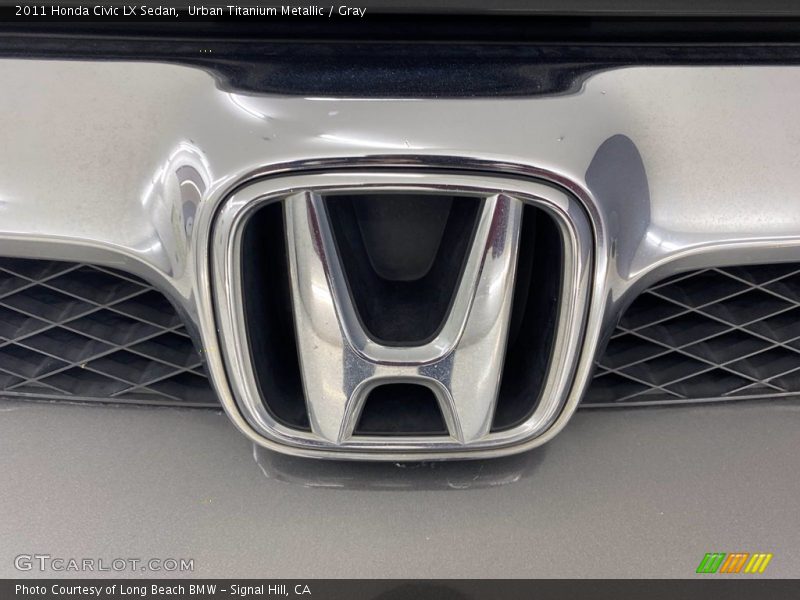 Urban Titanium Metallic / Gray 2011 Honda Civic LX Sedan