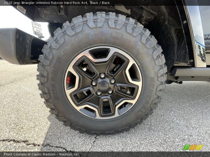 Black / Black 2016 Jeep Wrangler Unlimited Rubicon Hard Rock 4x4