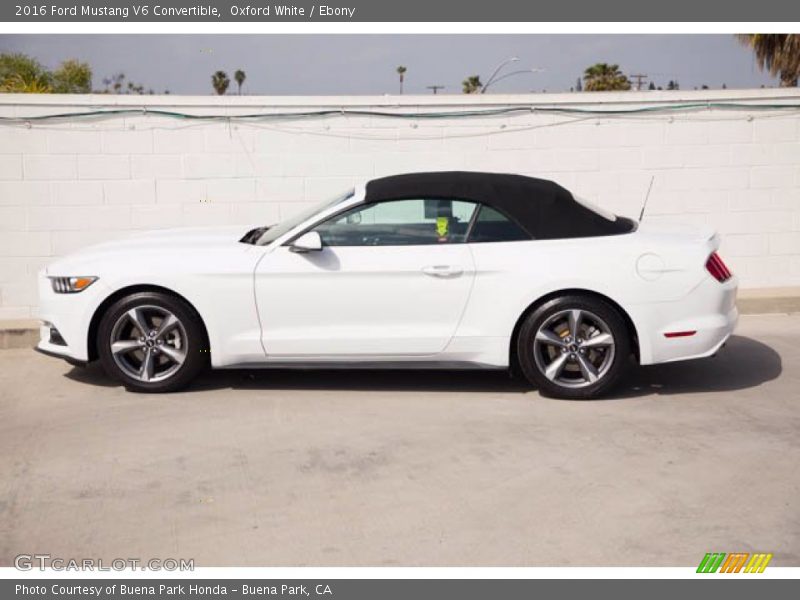Oxford White / Ebony 2016 Ford Mustang V6 Convertible
