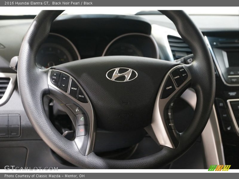 Black Noir Pearl / Black 2016 Hyundai Elantra GT