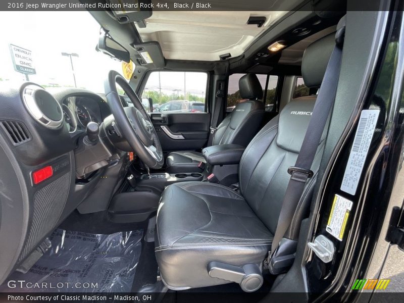 Black / Black 2016 Jeep Wrangler Unlimited Rubicon Hard Rock 4x4