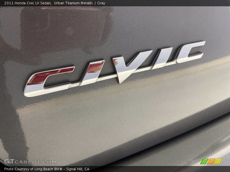 Urban Titanium Metallic / Gray 2011 Honda Civic LX Sedan