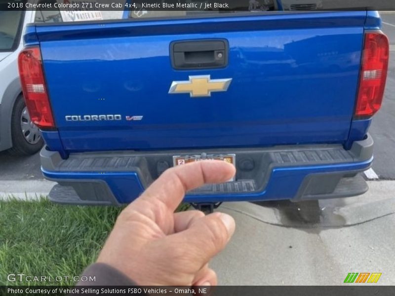 Kinetic Blue Metallic / Jet Black 2018 Chevrolet Colorado Z71 Crew Cab 4x4