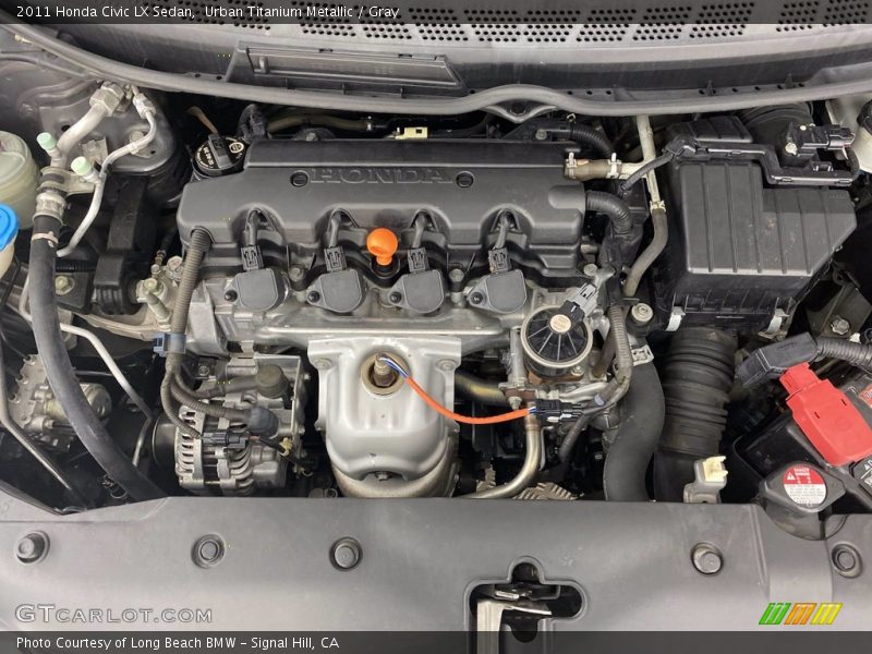 Urban Titanium Metallic / Gray 2011 Honda Civic LX Sedan