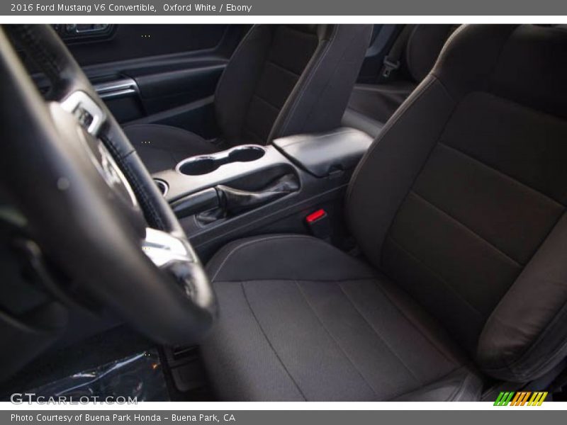 Oxford White / Ebony 2016 Ford Mustang V6 Convertible