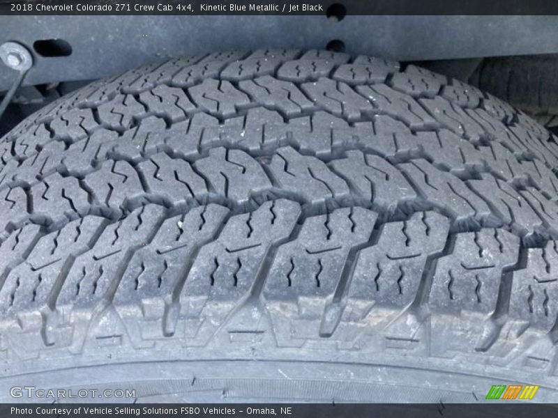 Kinetic Blue Metallic / Jet Black 2018 Chevrolet Colorado Z71 Crew Cab 4x4