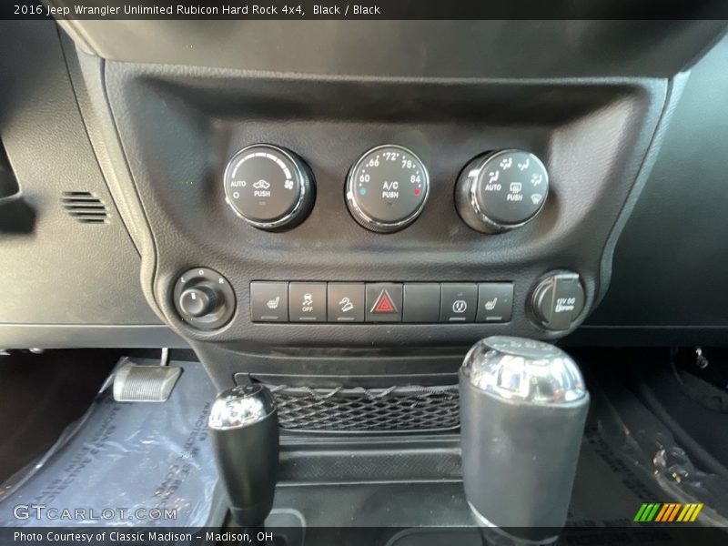 Black / Black 2016 Jeep Wrangler Unlimited Rubicon Hard Rock 4x4
