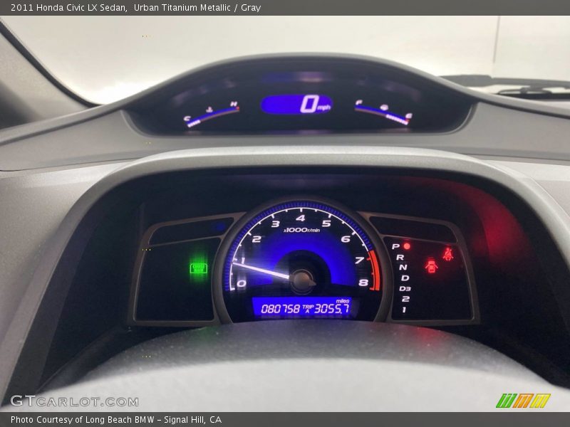 Urban Titanium Metallic / Gray 2011 Honda Civic LX Sedan