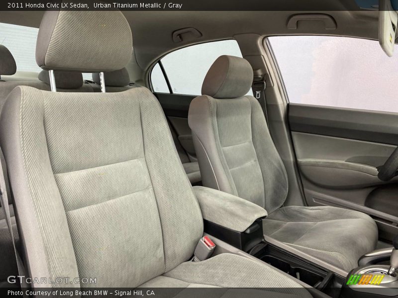 Urban Titanium Metallic / Gray 2011 Honda Civic LX Sedan