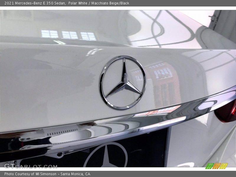 Polar White / Macchiato Beige/Black 2021 Mercedes-Benz E 350 Sedan