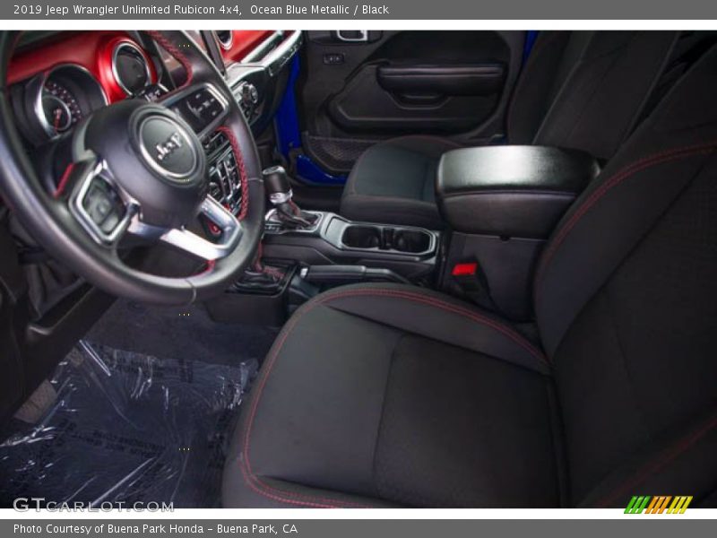 Ocean Blue Metallic / Black 2019 Jeep Wrangler Unlimited Rubicon 4x4