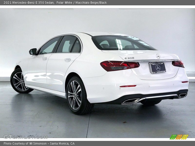 Polar White / Macchiato Beige/Black 2021 Mercedes-Benz E 350 Sedan