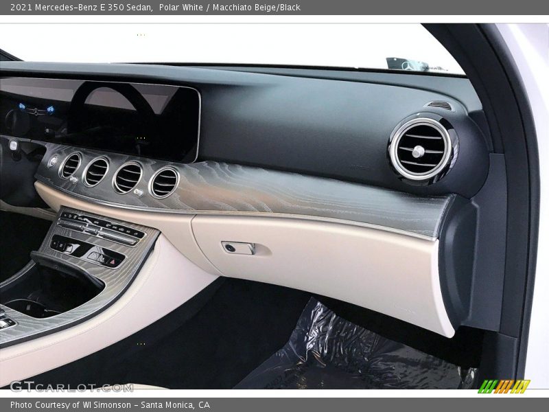 Polar White / Macchiato Beige/Black 2021 Mercedes-Benz E 350 Sedan