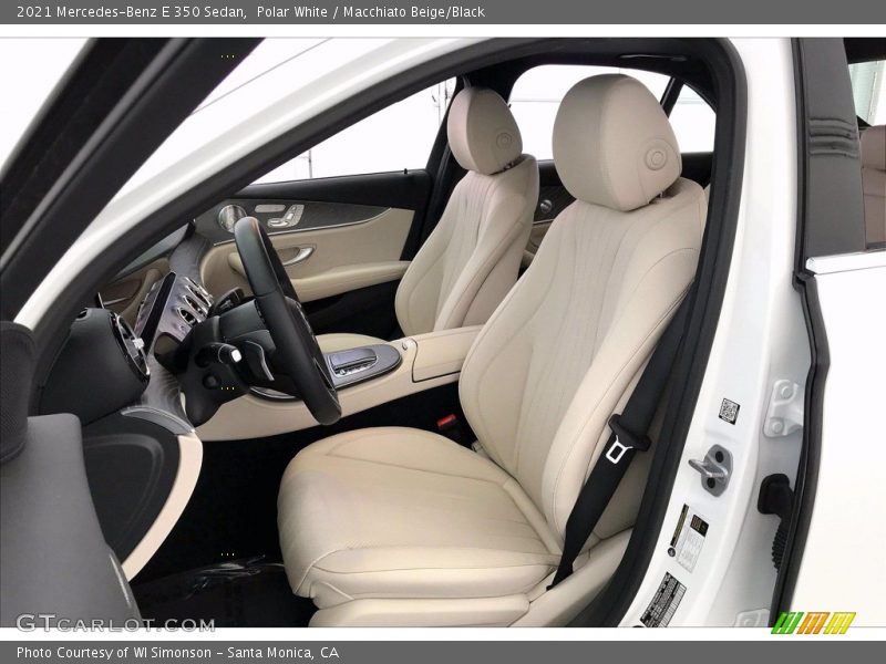 Polar White / Macchiato Beige/Black 2021 Mercedes-Benz E 350 Sedan