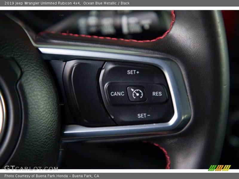 Ocean Blue Metallic / Black 2019 Jeep Wrangler Unlimited Rubicon 4x4