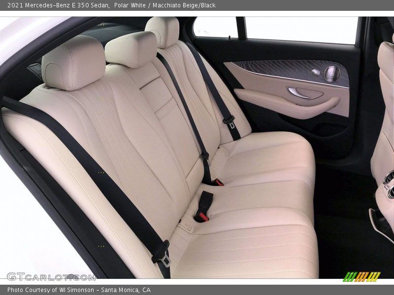 Polar White / Macchiato Beige/Black 2021 Mercedes-Benz E 350 Sedan
