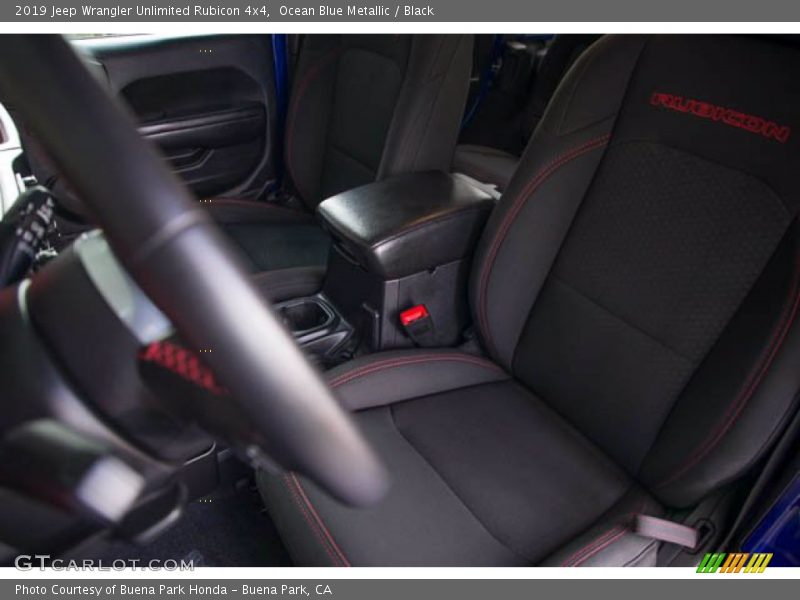Ocean Blue Metallic / Black 2019 Jeep Wrangler Unlimited Rubicon 4x4