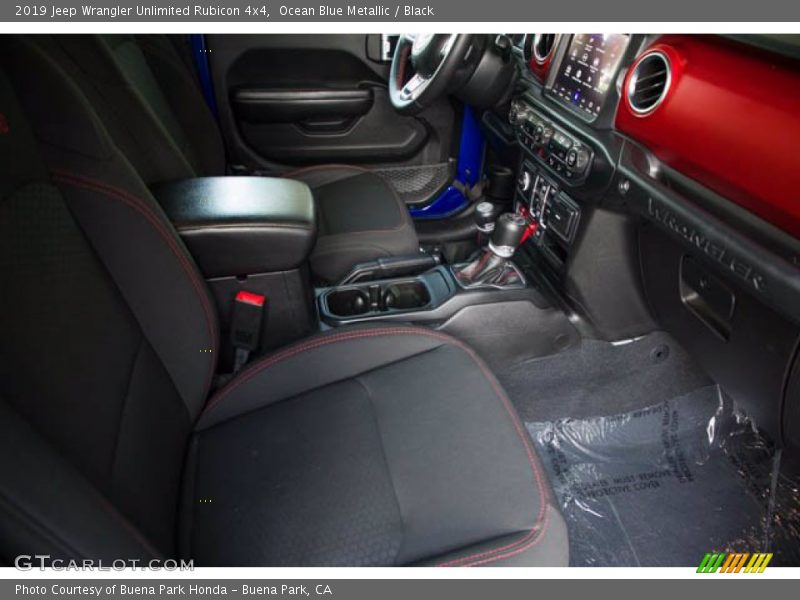Ocean Blue Metallic / Black 2019 Jeep Wrangler Unlimited Rubicon 4x4