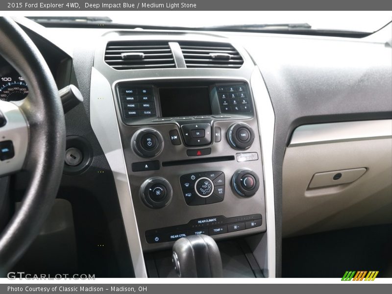 Deep Impact Blue / Medium Light Stone 2015 Ford Explorer 4WD