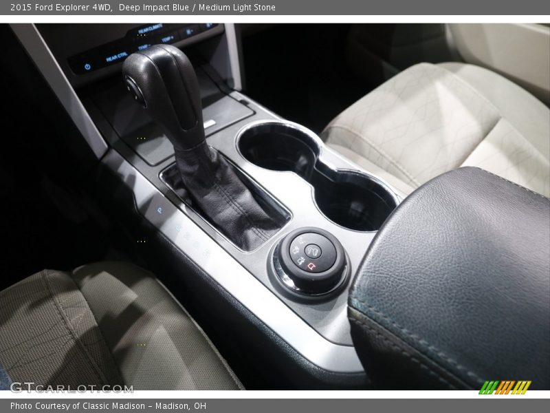 Deep Impact Blue / Medium Light Stone 2015 Ford Explorer 4WD
