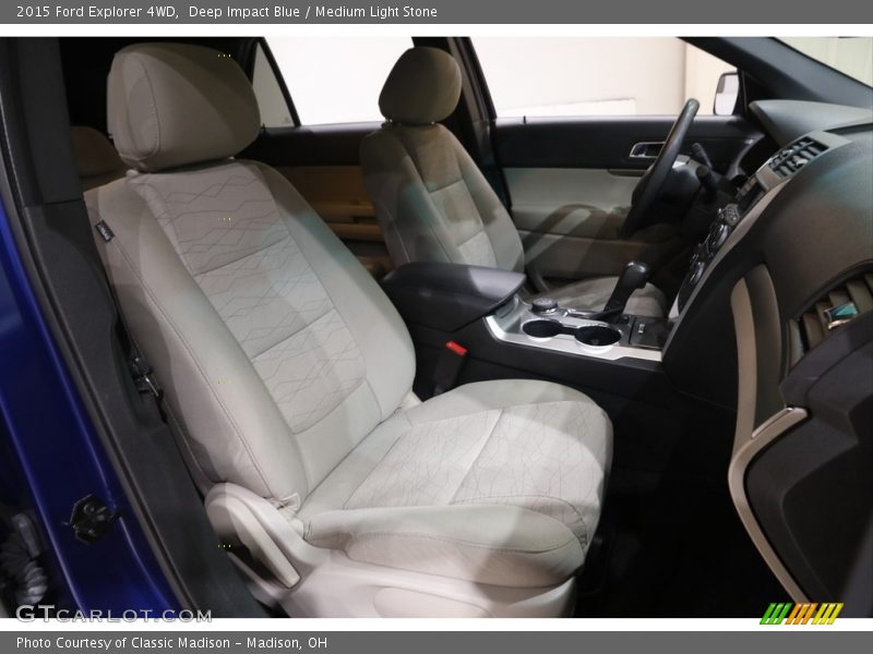 Deep Impact Blue / Medium Light Stone 2015 Ford Explorer 4WD