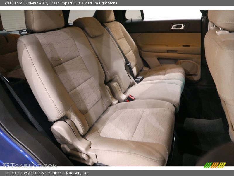 Deep Impact Blue / Medium Light Stone 2015 Ford Explorer 4WD