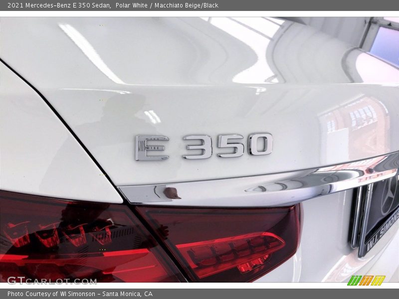 Polar White / Macchiato Beige/Black 2021 Mercedes-Benz E 350 Sedan