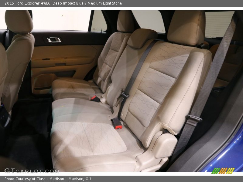 Deep Impact Blue / Medium Light Stone 2015 Ford Explorer 4WD