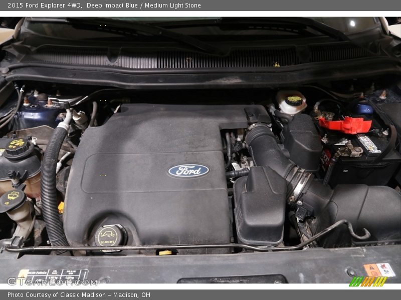 Deep Impact Blue / Medium Light Stone 2015 Ford Explorer 4WD