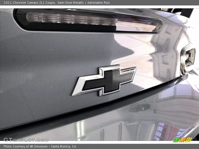 Satin Steel Metallic / Adrenaline Red 2021 Chevrolet Camaro ZL1 Coupe