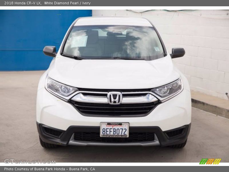 White Diamond Pearl / Ivory 2018 Honda CR-V LX
