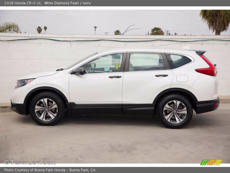 White Diamond Pearl / Ivory 2018 Honda CR-V LX