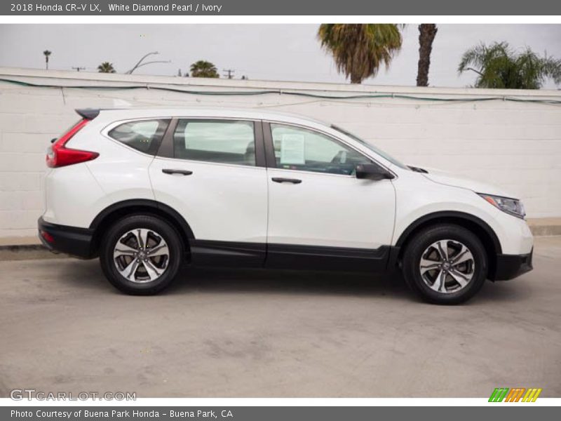 White Diamond Pearl / Ivory 2018 Honda CR-V LX