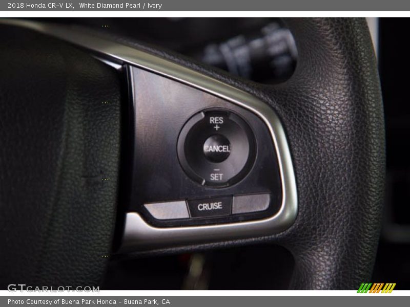 White Diamond Pearl / Ivory 2018 Honda CR-V LX