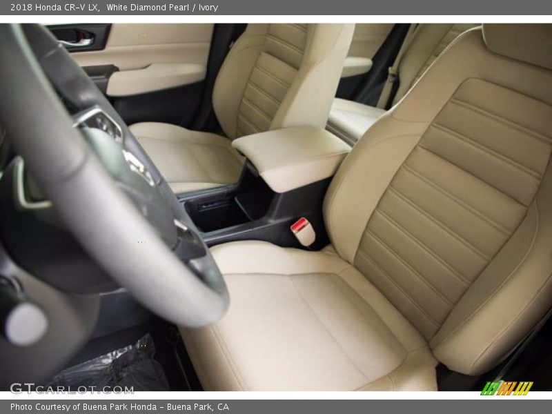 White Diamond Pearl / Ivory 2018 Honda CR-V LX