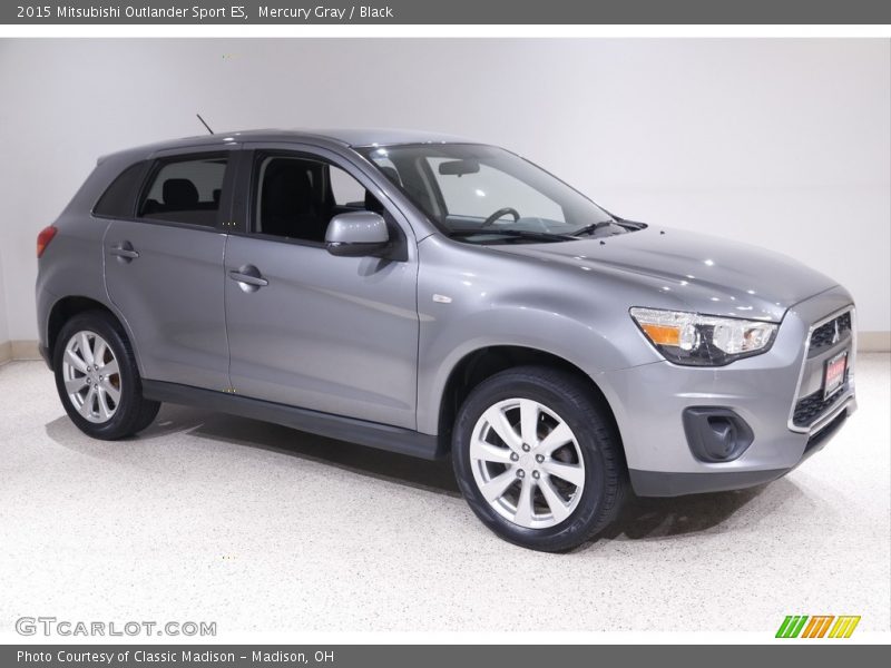 Mercury Gray / Black 2015 Mitsubishi Outlander Sport ES
