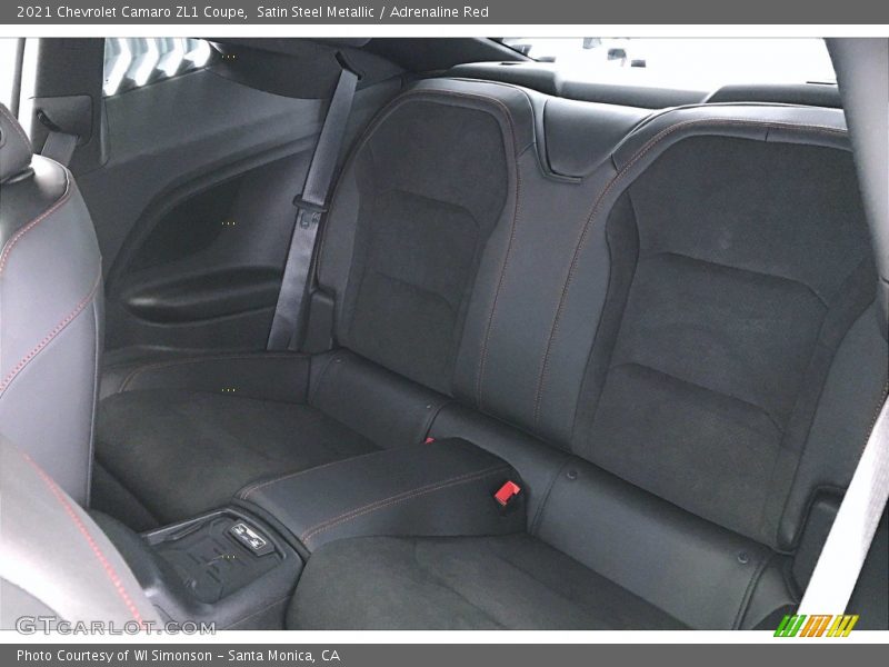 Rear Seat of 2021 Camaro ZL1 Coupe