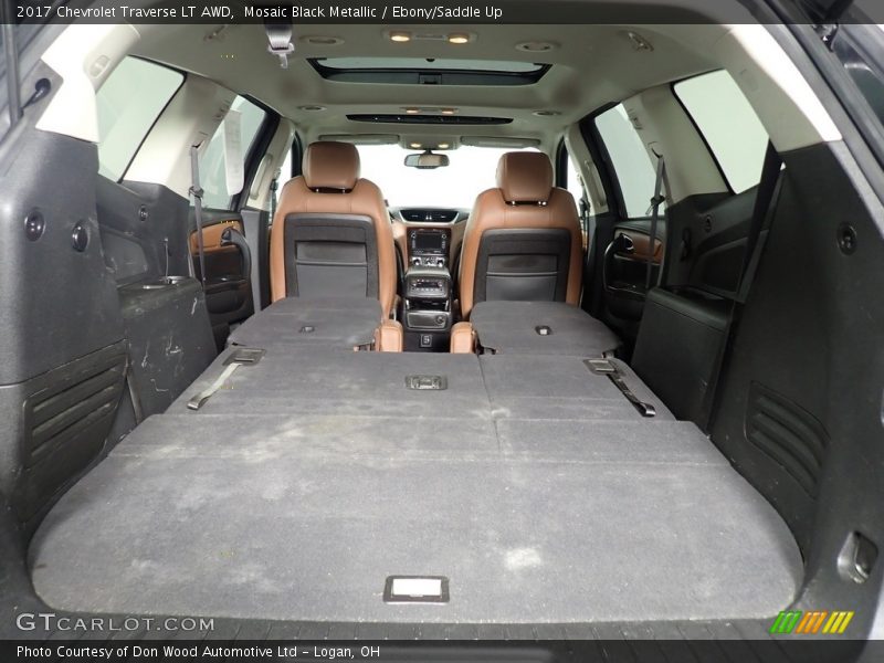 Mosaic Black Metallic / Ebony/Saddle Up 2017 Chevrolet Traverse LT AWD