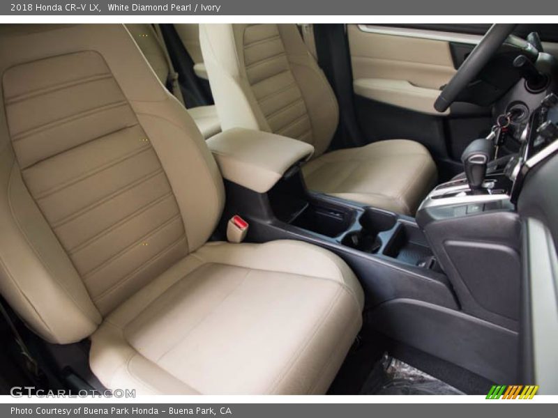 White Diamond Pearl / Ivory 2018 Honda CR-V LX
